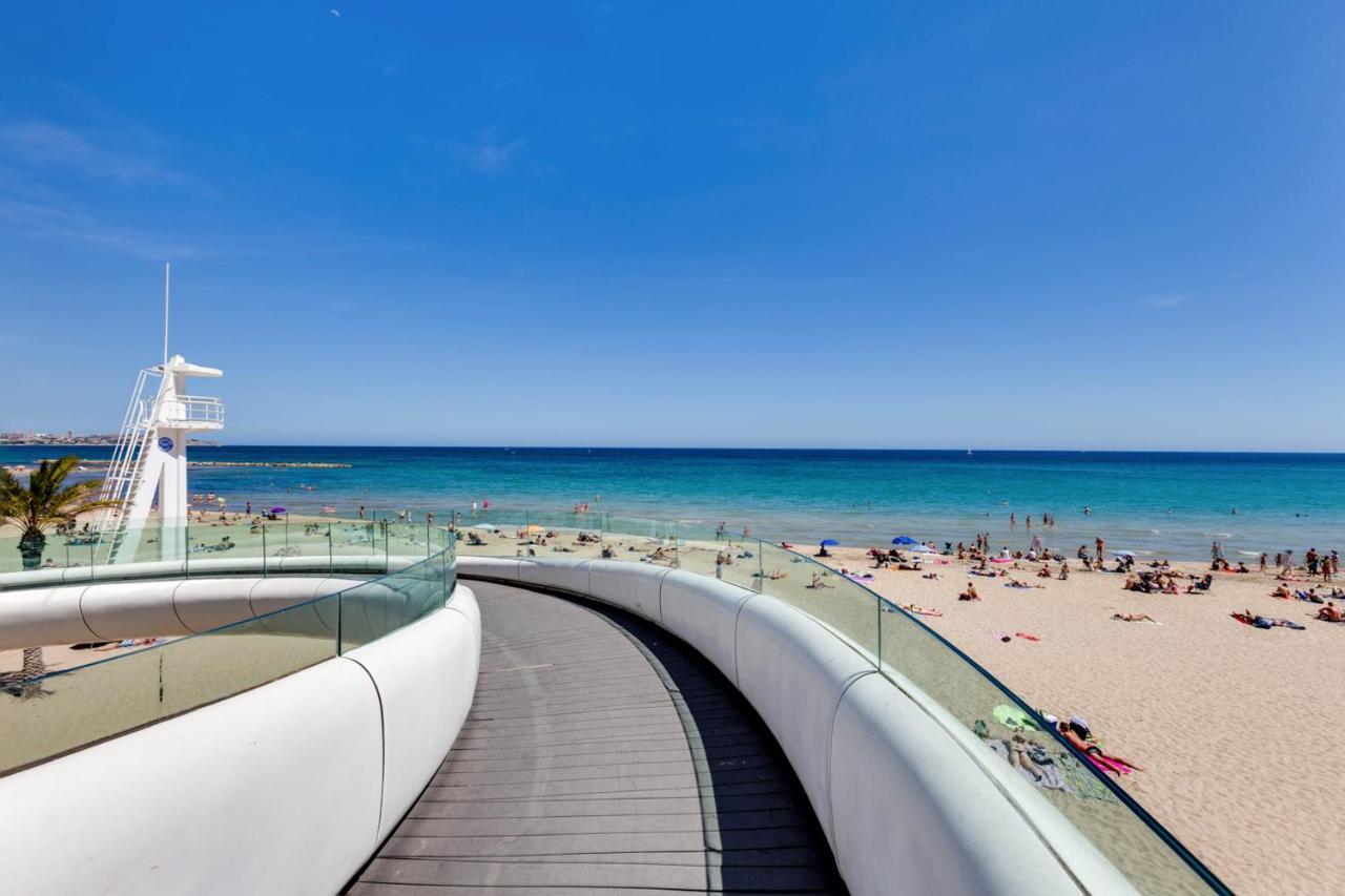 Hb Apartments - Apartamento Plaza Luceros Playa Alicante Loft Com Buitenkant foto